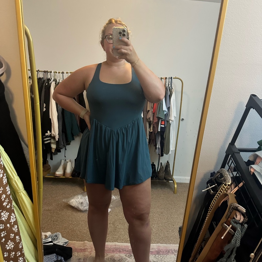 HALARA Teal Dress